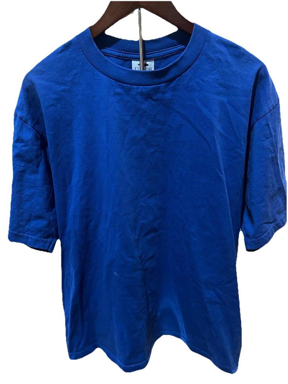Pro Club Heavyweight T Shirt Mens XL Blue Blank Streetwear Cotton Tee